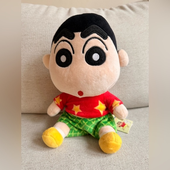 Crayon Shin-Chan 16” Plush  With Backpack. Usui Yoshito 1992-2016 NEW RARE - Picture 1 of 7